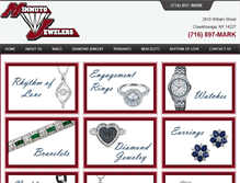 Tablet Screenshot of minnutojewelers.com